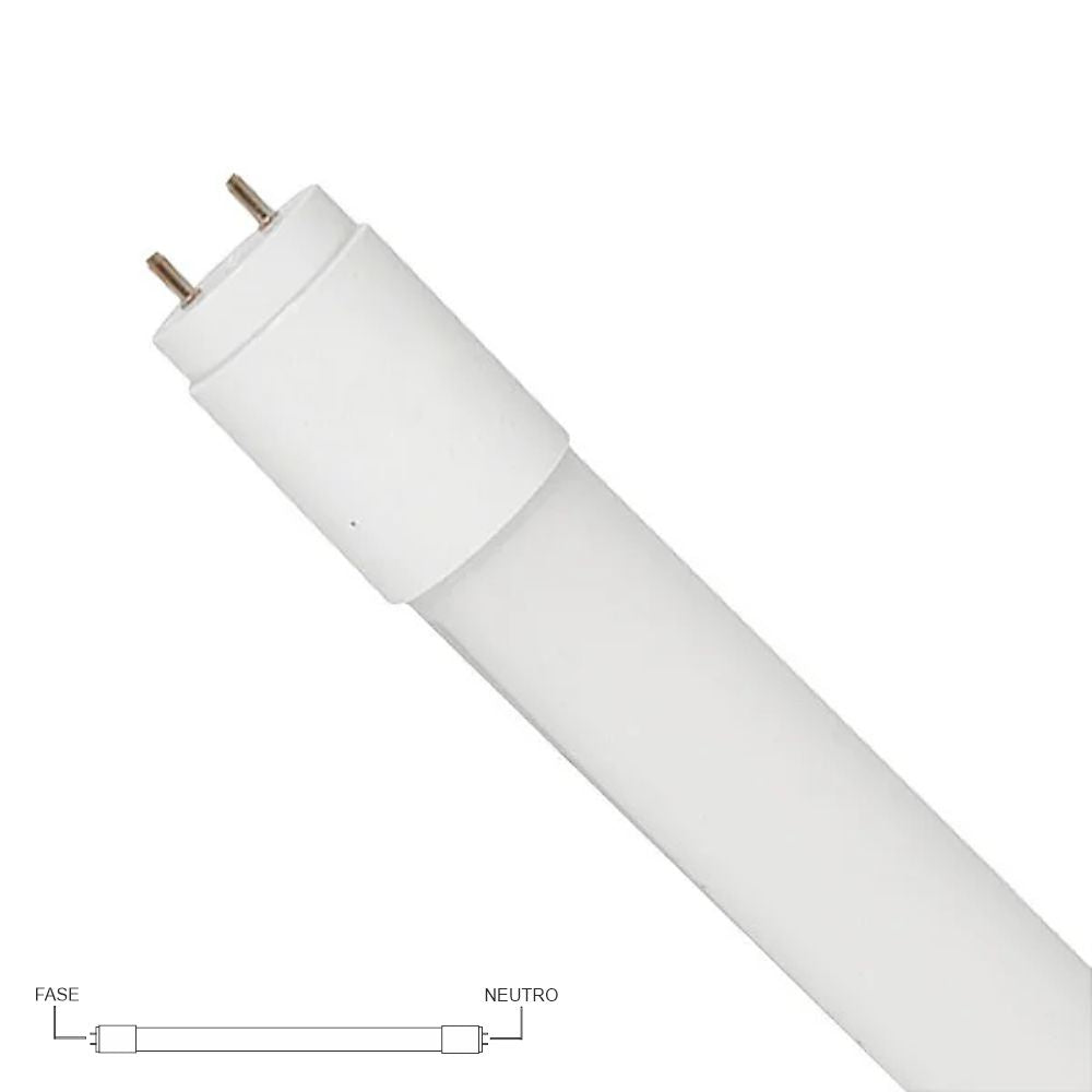 Lâmpada Tubular T8 24W 150Cm Led 4000K Fase E Neutro Opostos - Tauu,pt