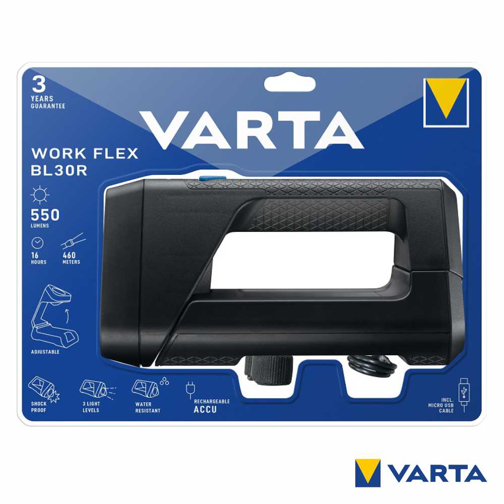 Lanterna Led 550Lm Ip54 Varta - Tauu.pt