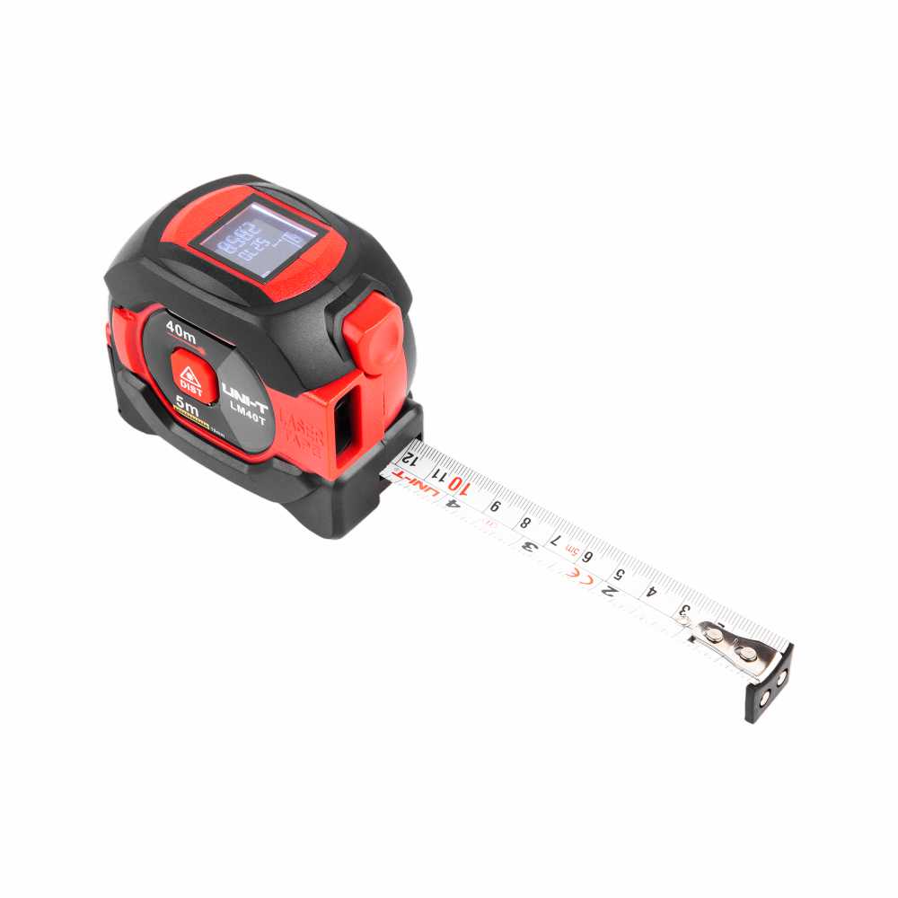 Fita Métrica 5M C/ Medidor De Distância A Laser 40M Uni-T - Tauu,pt