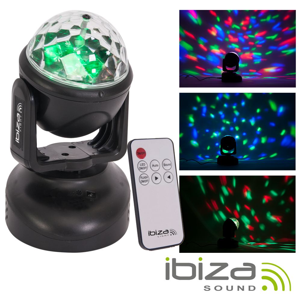 Moving Head 6 Led Rgb 18W Ibiza - Tauu,pt