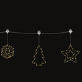 Figuras Natal Decorativas C/ Ventosa 65 Leds 3000K A Pilhas - Tauu,pt