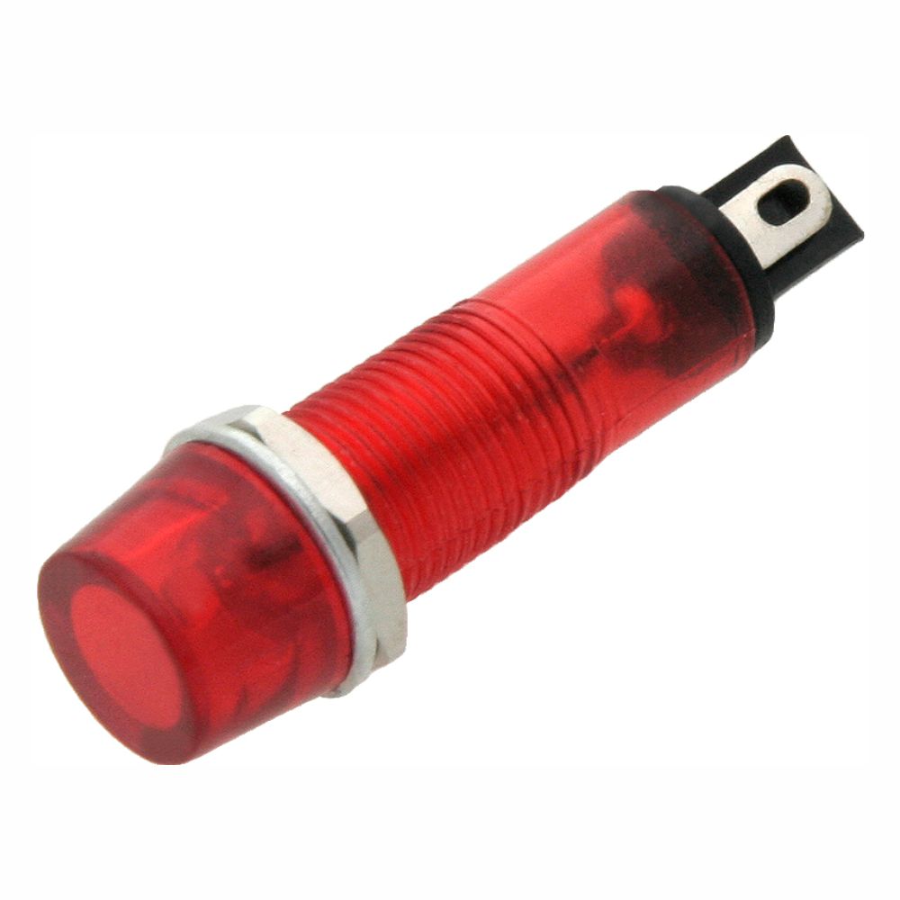 Luz Piloto Redondo Vermelho 9Mm 230V - Tauu,pt