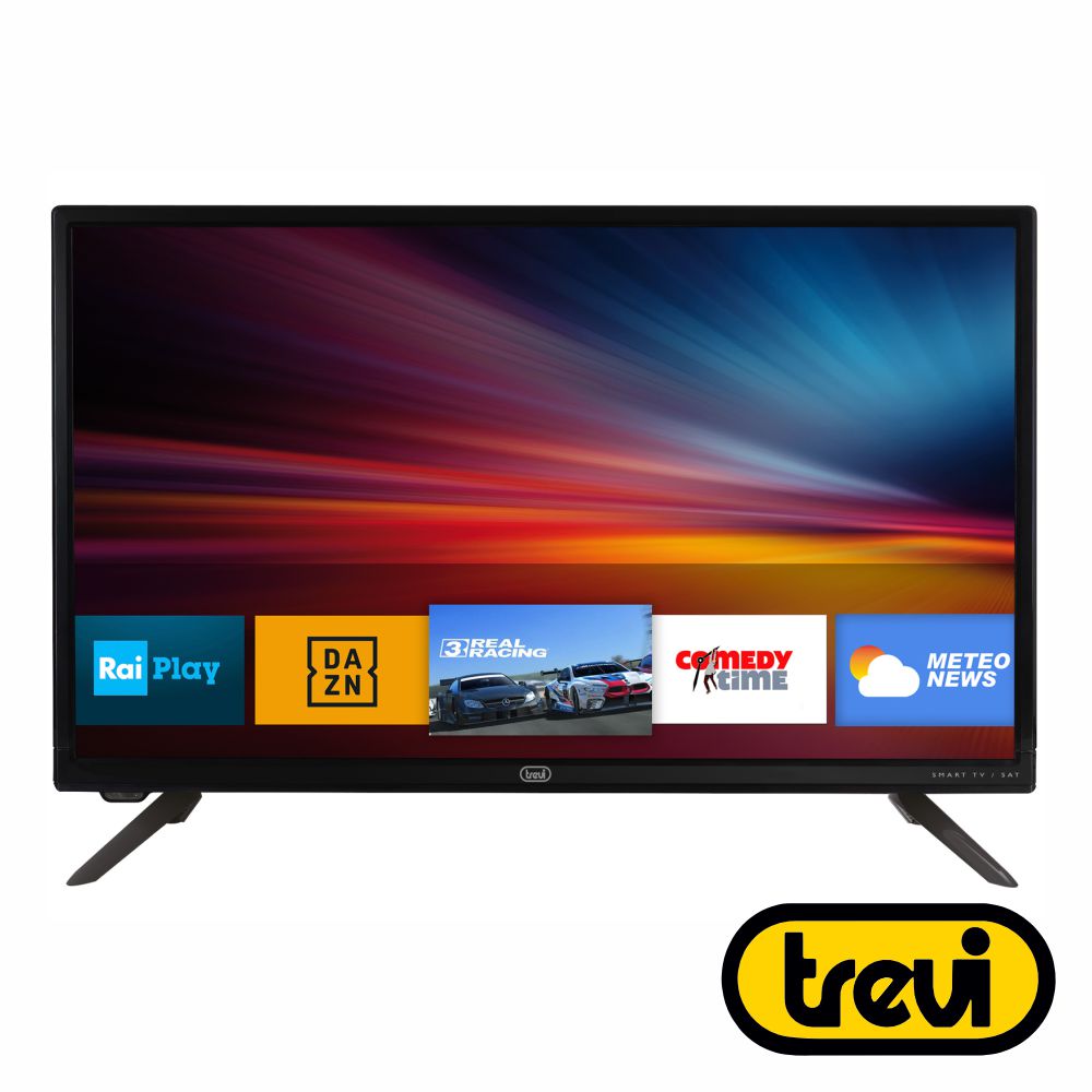 Tv Led Smart 24" Hd Dvb-T2/Dvb-S2 Hdmi Usb 230/12V Trevi - Tauu.pt