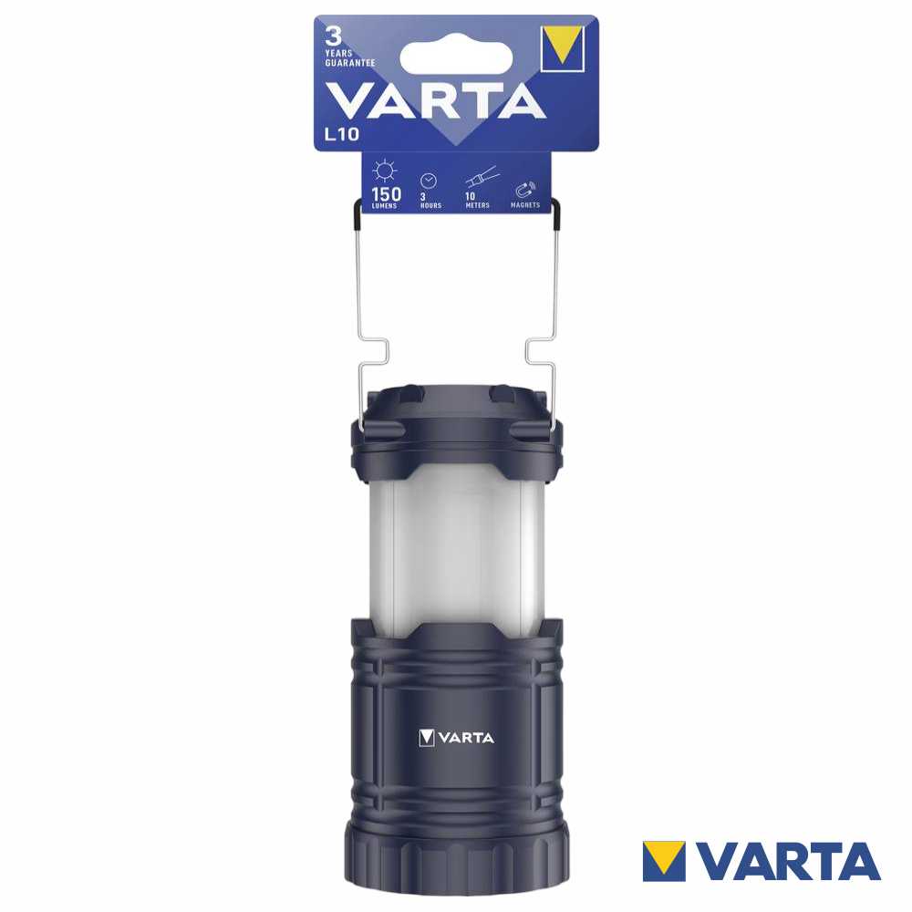 Candeeiro Portátil Led L10 Preto 3Xaaa Varta - Tauu.pt