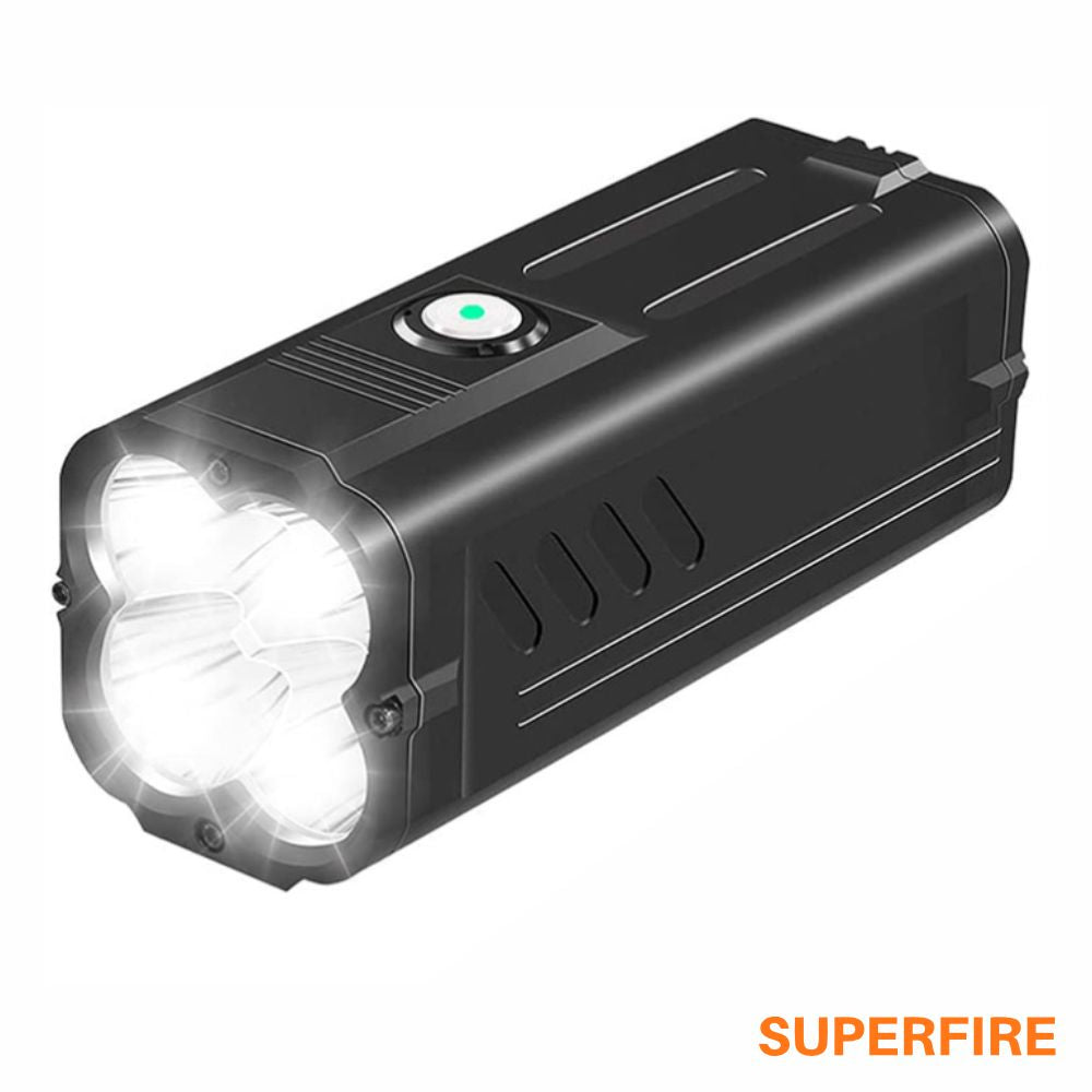 Lanterna 4X28W 8000Lm Ip44 Superfire - Tauu.pt