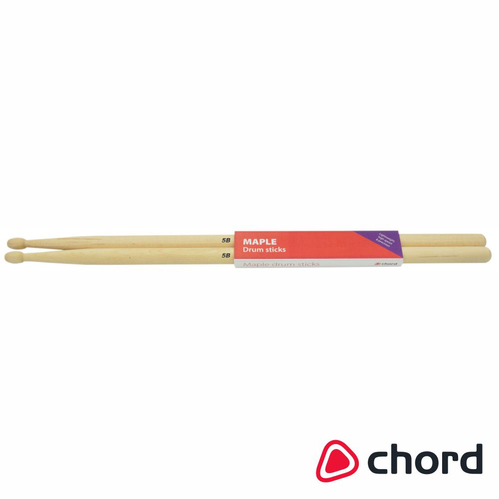 Baquetas Para Bateria 5B Ponta Madeira Maple Chord - Tauu.pt