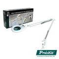 Candeeiro C/ Lupa Bancada 5 Dioptrias 22W Proskit - Tauu.pt