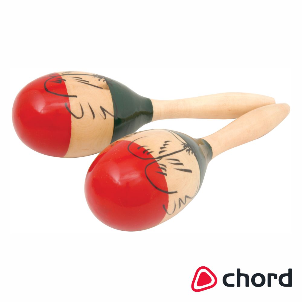 Maracas Madeira 10" Tradicionais Chord - Tauu,pt