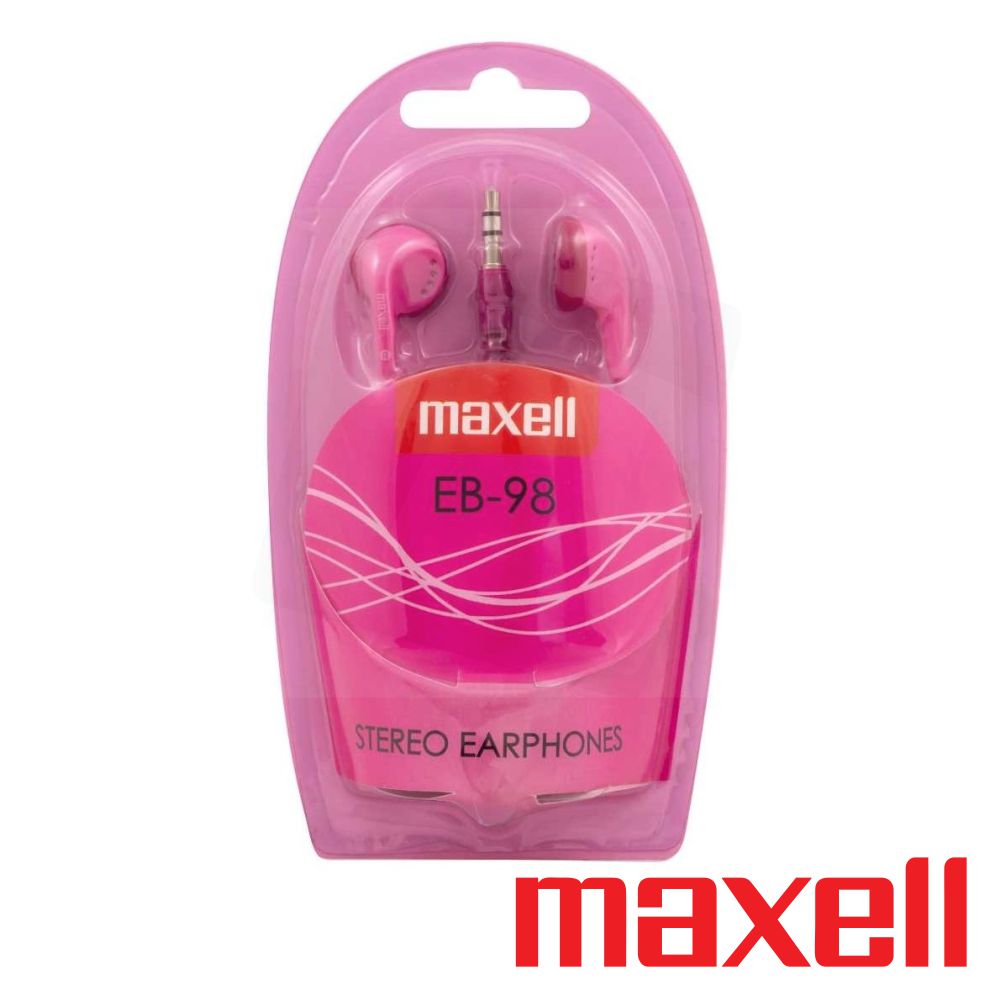 Auscultadores C/ Fios Stereo Rosa Maxell - Tauu.pt