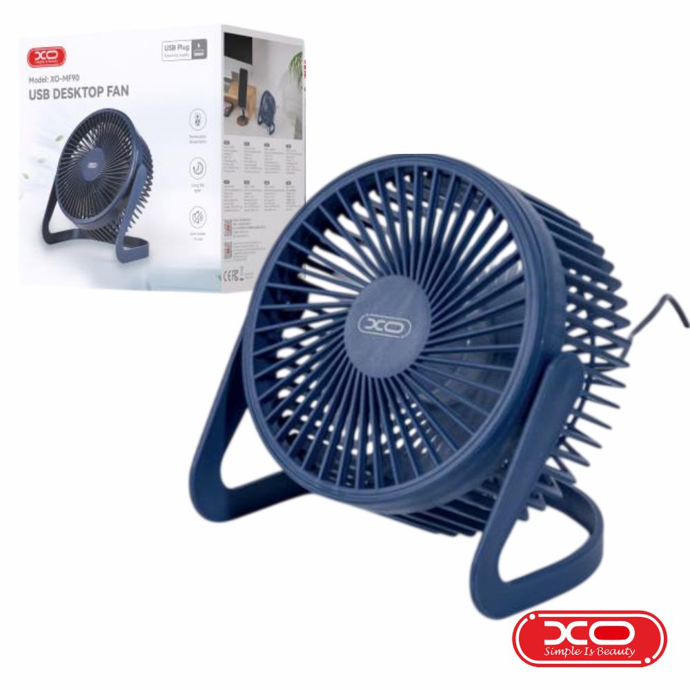 Ventoinha Secretária 4" Azul Xo - Tauu.pt