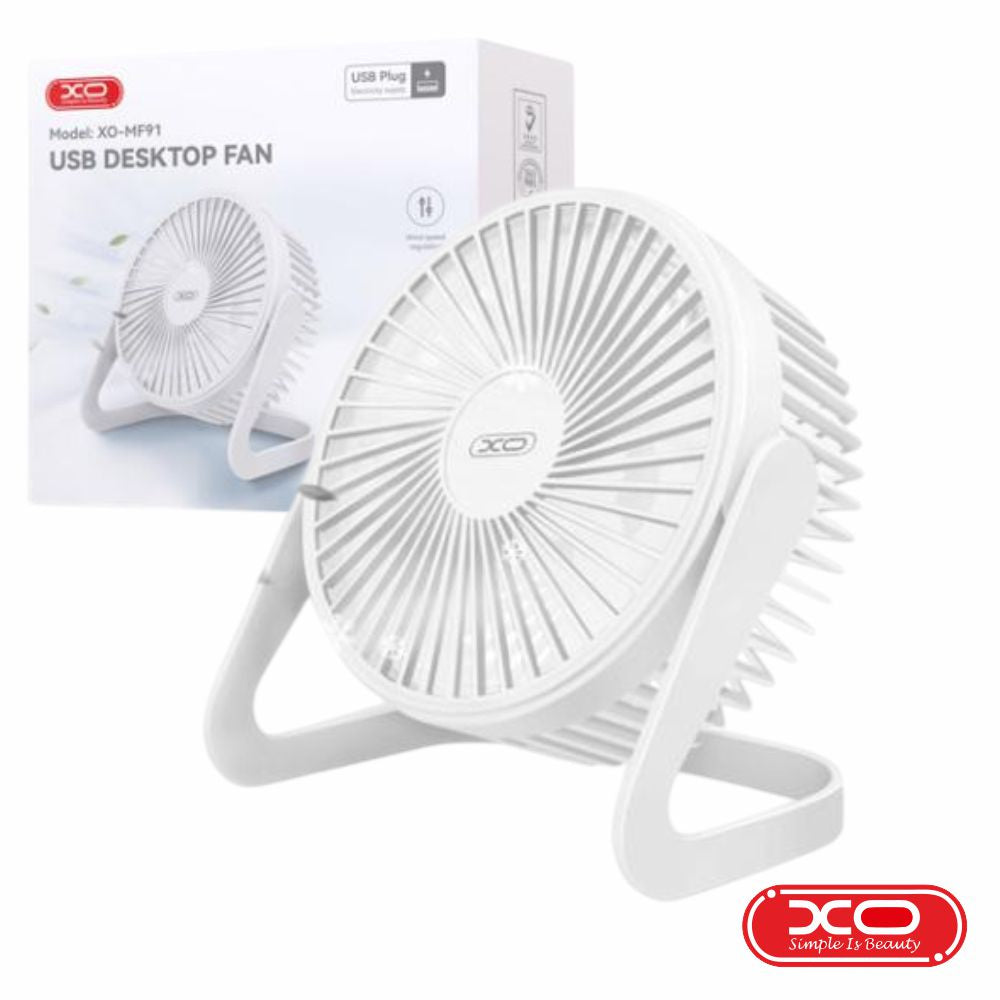 Ventoinha Secretária 4W Branco Xo - Tauu.pt