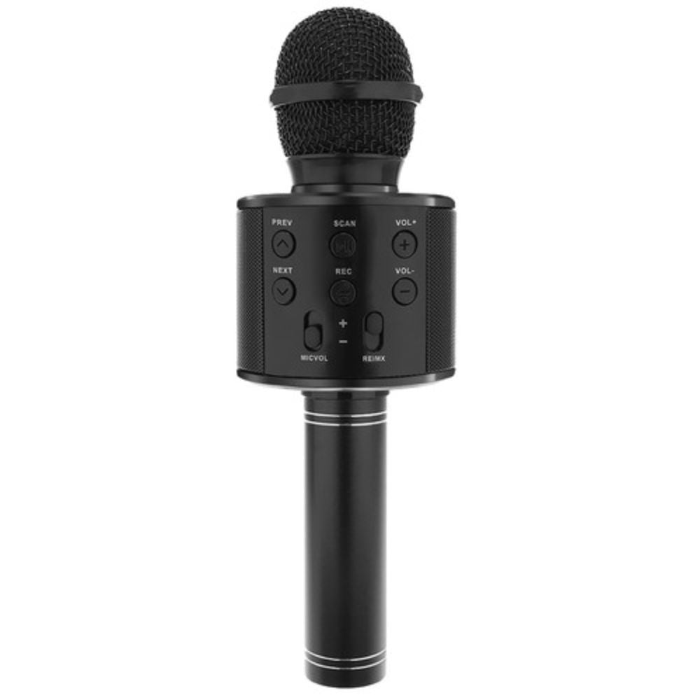Microfone S/ Fios C/ Coluna Bluetooth Preto - Tauu.pt