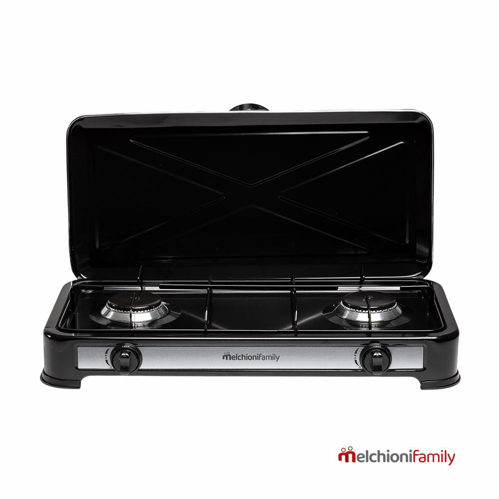Fogão Gás Com 2 Queimadores Preto Melchionifamily - Tauu.pt