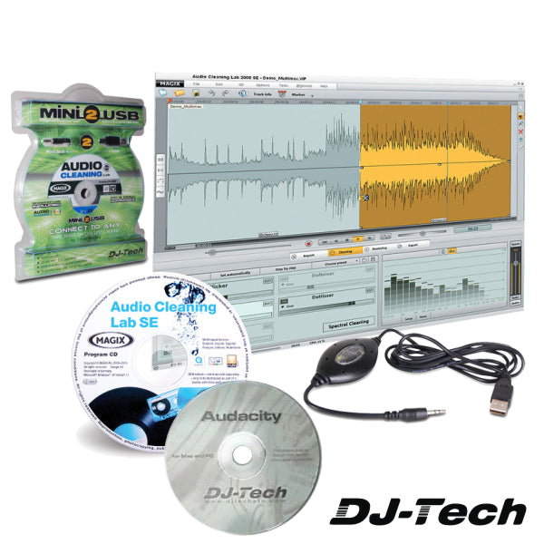 Conversor Áudio Analógico P/ Digital Jack / Usb Dj-Tech - Tauu,pt