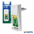 Carregador Pilhas Aa/Aaa 57656 C/ 2X Pilhas Aaa 800Mah Varta - Tauu.pt