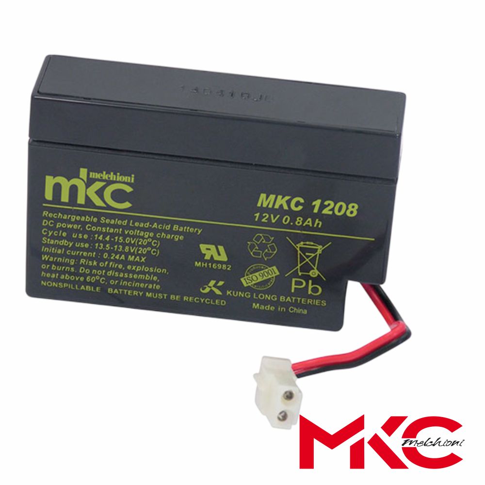 Bateria Chumbo Agm Vrla 12V 0.8Ah Mkc - Tauu.pt