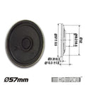 Altifalante Miniatura 1W 8 Ohm 57Mm Hq Power - Tauu,pt