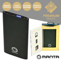 Powerbank 8000Ma C/ Ficha Micro Usb Preto Manta - Tauu,pt