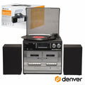 Gira-Discos 33/45/78Rpm Am/Fm/Cd/Cassete/Sd 2X2W Denver - Tauu.pt