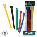 Braçadeira Velcro Multicor 200Mm 15X Proskit - Tauu,pt
