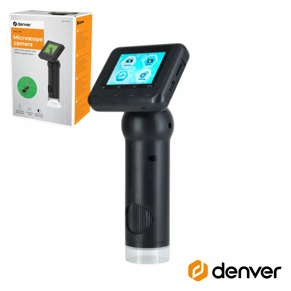 Microscópio Digital C/ Lcd 2" 12Mp C/ Ampliação 1000X - Tauu,pt