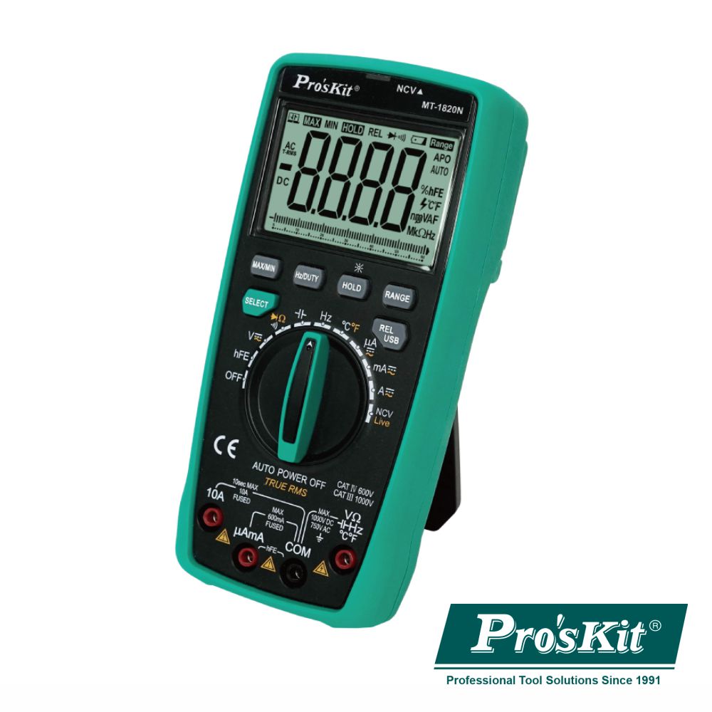 Multímetro Digital 3 5/6 Dígitos True Rms Usb Proskit - Tauu.pt