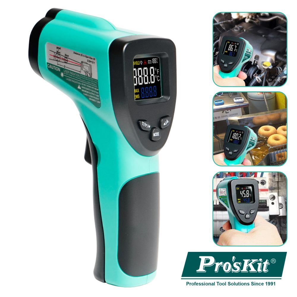 Termómetro Ir Digital C/ Laser Proskit - Tauu.pt
