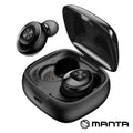 Auscultadores Earbuds Tws Bluetooth 5.0 Preto Manta - Tauu.pt