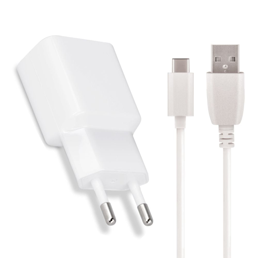 Alimentador Comutado Usb 2.1A + Cabo Usb-C - Tauu.pt