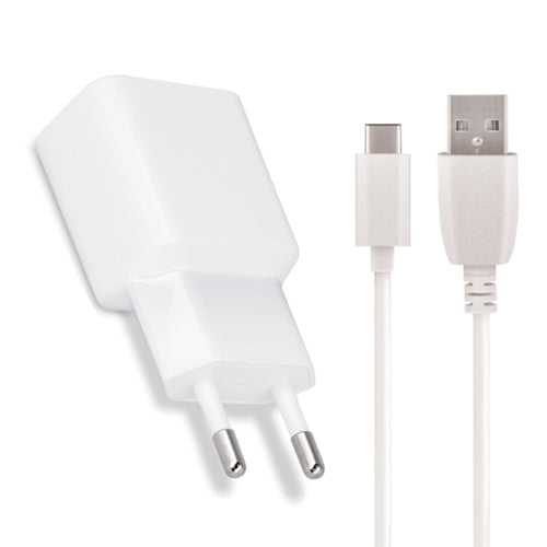 Alimentador Comutado Usb 2.1A + Cabo Usb-C - Tauu.pt