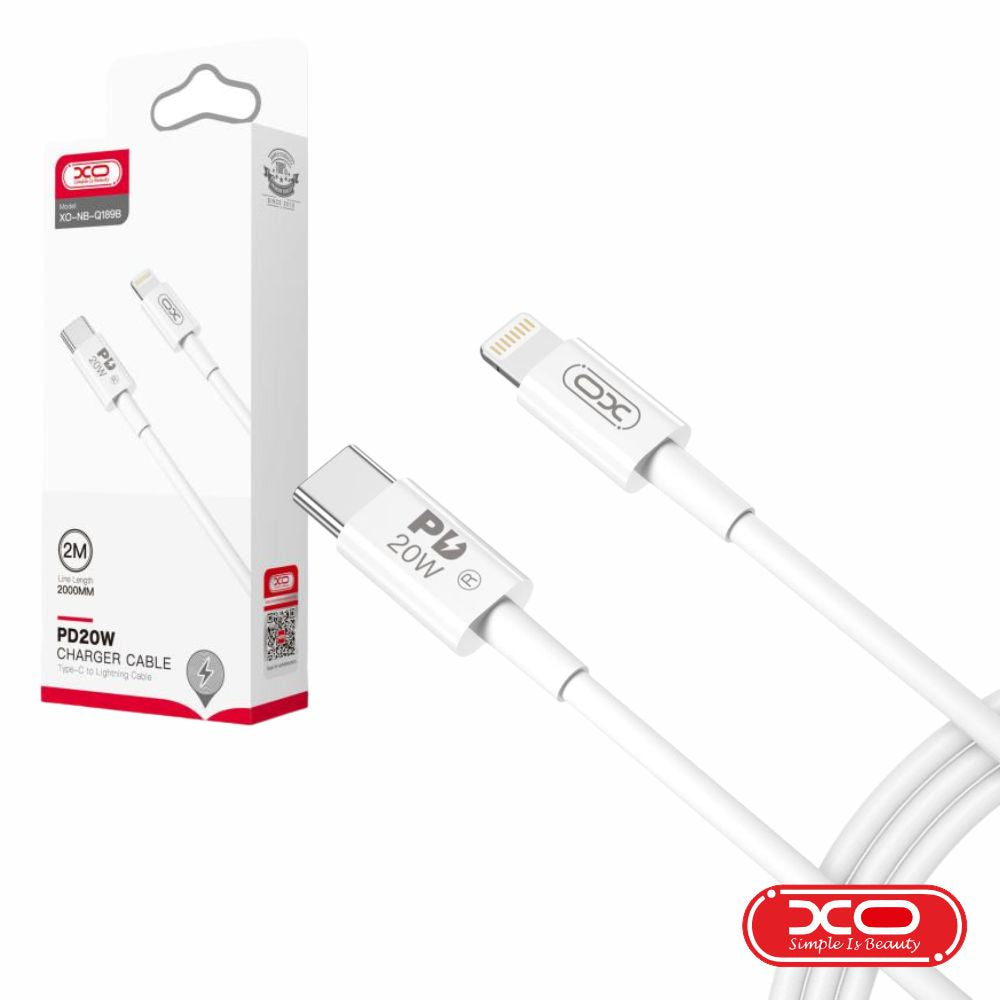 Cabo Usb-C Macho / Lightning Macho 2M Pd 20W Xo - Tauu.pt