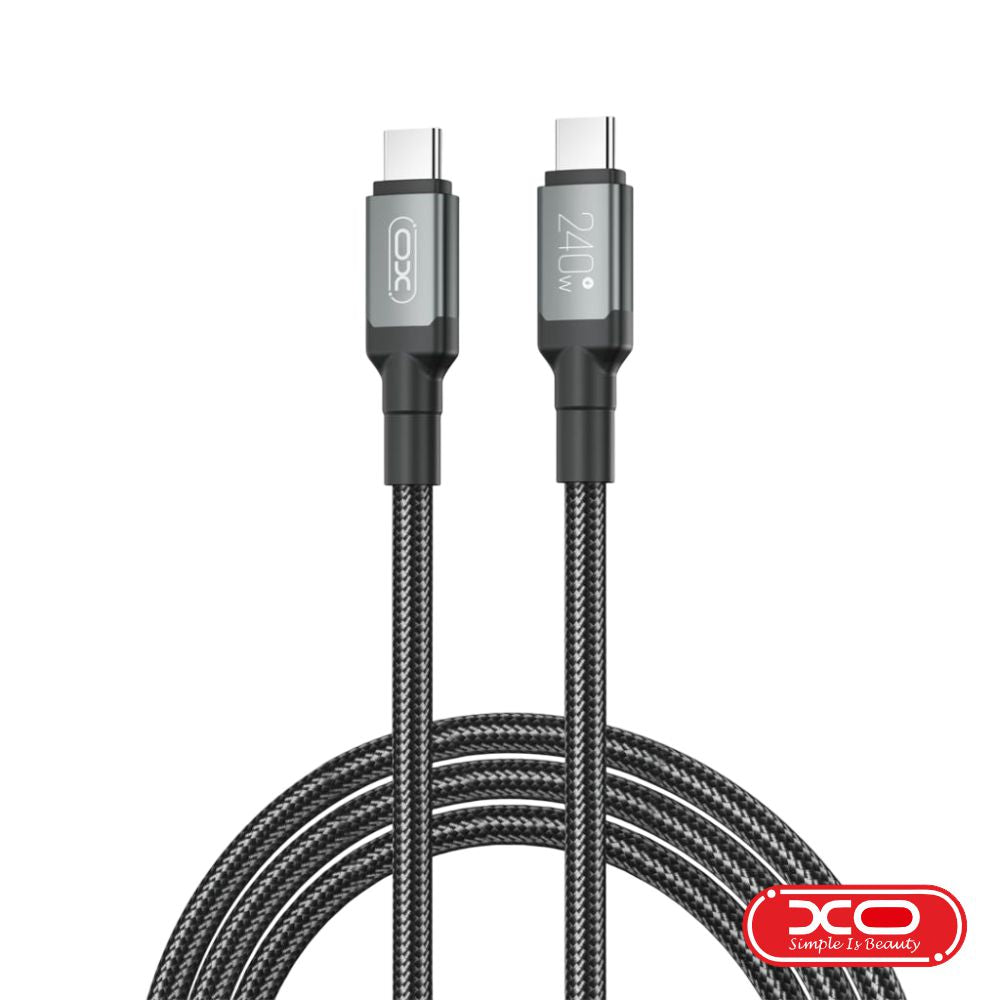 Cabo Usb-C Macho / Usb-C Macho Pd 240W 2M Preto Xo - Tauu.pt