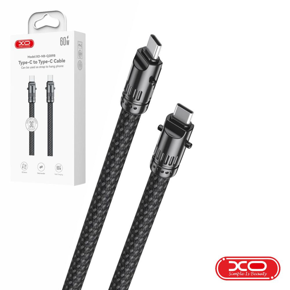 Cabo Usb-C Macho P/ Usb-C Macho Pd 60W 0.2M Xo - Tauu.pt