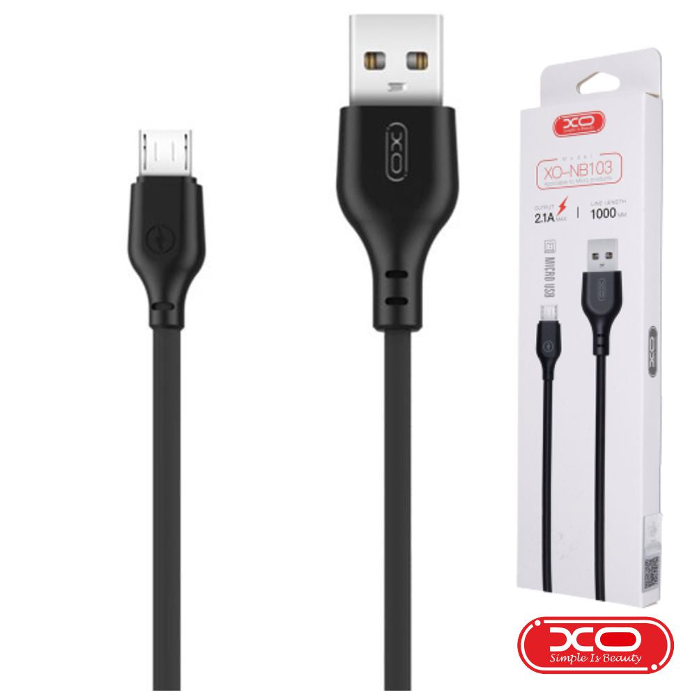 Cabo Usb-A 2,0 Macho / Micro Usb-B 2,1A 1M Preto Xo - Tauu,pt