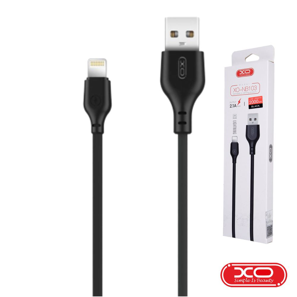 Cabo Usb-A 2,0 Macho / Lightning 8P 2,1A 2M Preto Xo - Tauu,pt