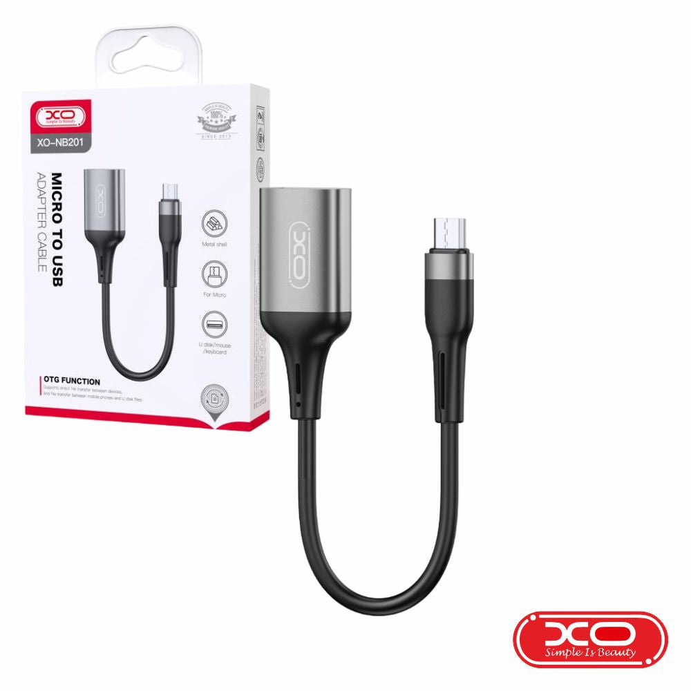 Cabo Adaptador Micro-Usb Macho/Usb-A 2,0 Fêmea Otg Xo - Tauu,pt