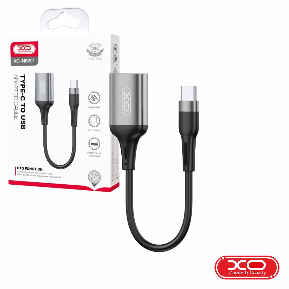 Cabo Adaptador Usb-C Macho/Usb-A 2,0 Fêmea Otg Xo - Tauu,pt