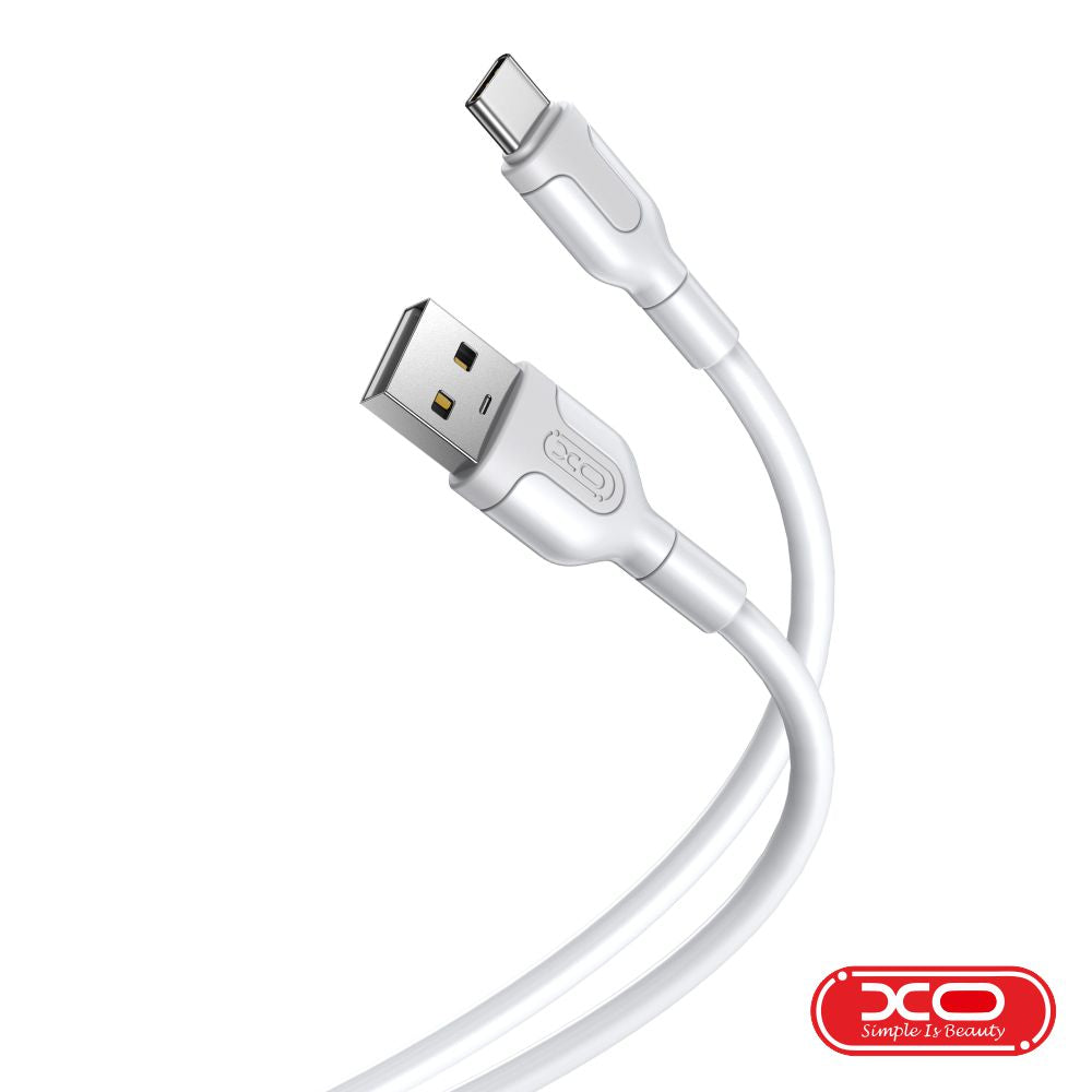 Cabo Usb-A 2.0 Macho / Usb-C 2.1A 1M Branco Xo - Tauu.pt