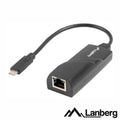Cabo Adaptador Usb-C 3,1/ Rj45 1Gb Lanberg - Tauu,pt