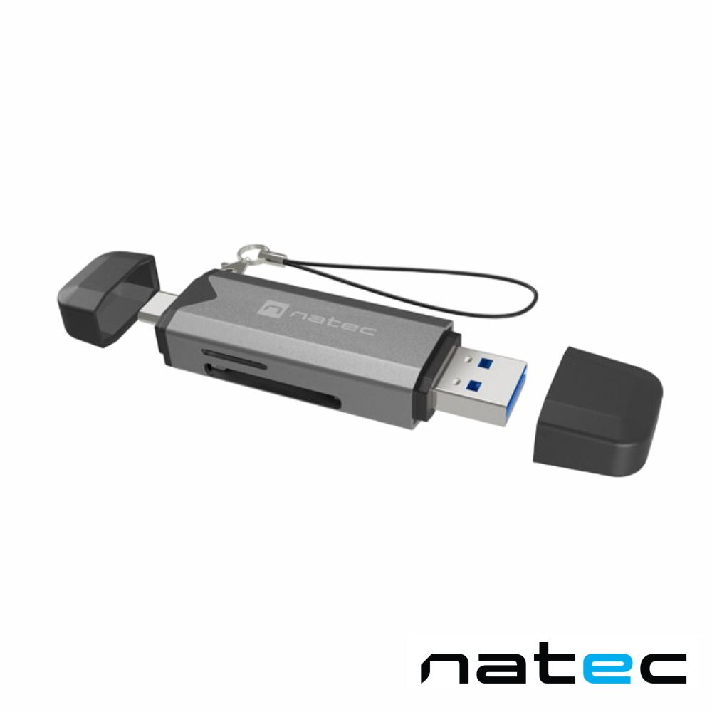 Leitor De Cartões Sd / Microsd Usb 3.0 / Usb-C Natec - Tauu.pt