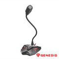 Microfone Dinâmico P/ Pc Gaming Radium 100 Genesis - Tauu,pt