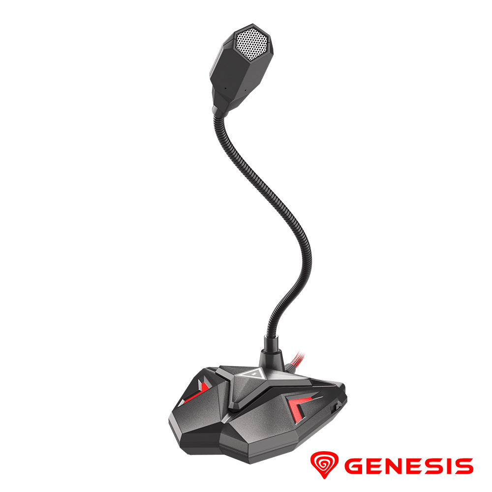 Microfone Dinâmico P/ Pc Gaming Radium 100 Genesis - Tauu.pt