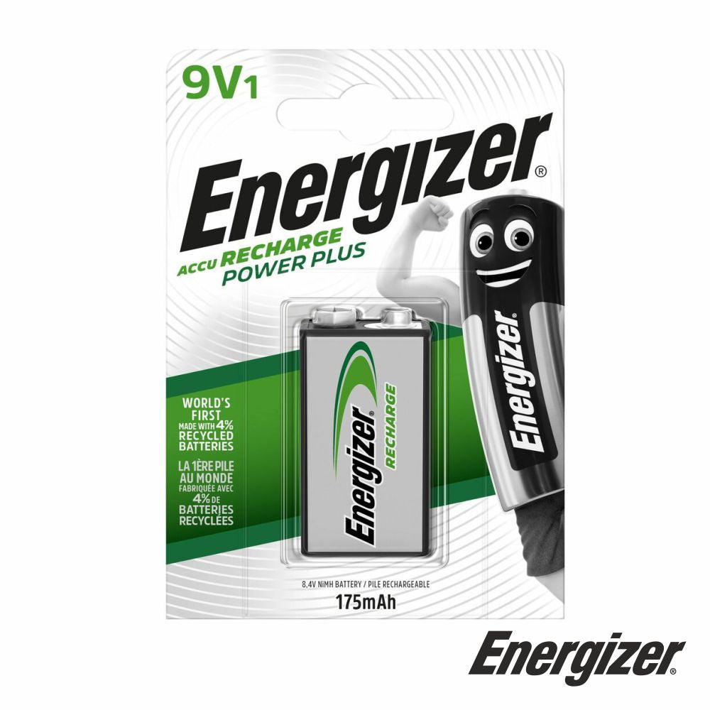 Pilha Recarregável Ni-Mh 9V/Hr22 175Ma Power Plus Energizer - Tauu,pt