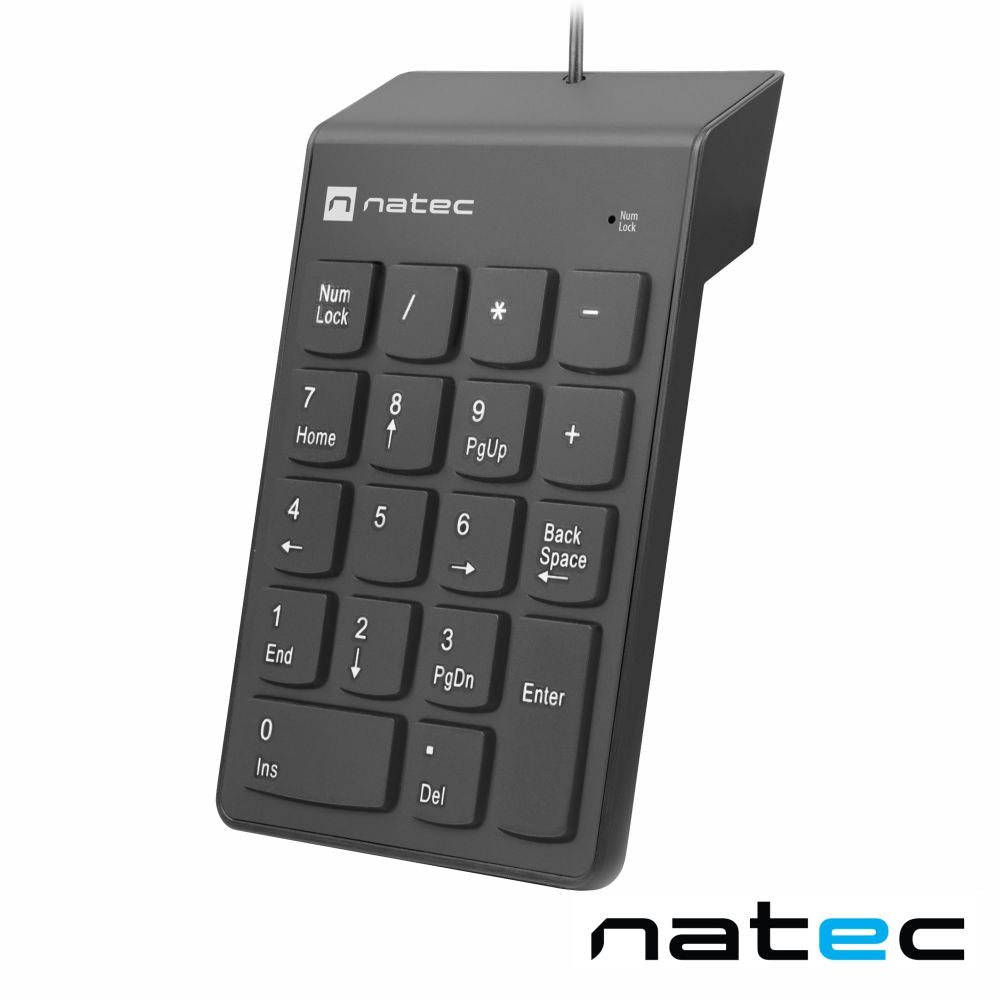 Teclado Numérico Usb Portátil 18 Teclas C/ Cabo 1.5M Natec - Tauu.pt