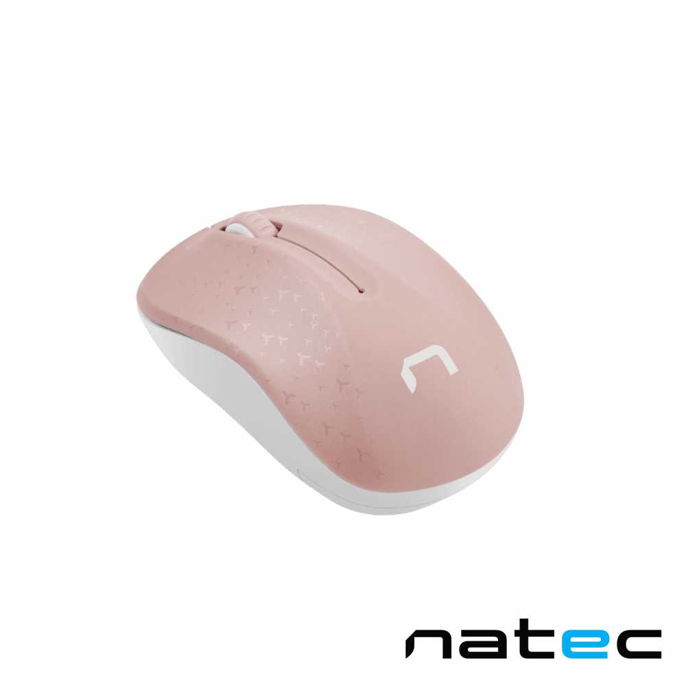Rato Óptico Toucan S/ Fios 1600Dpi Usb Rosa Natec - Tauu.pt