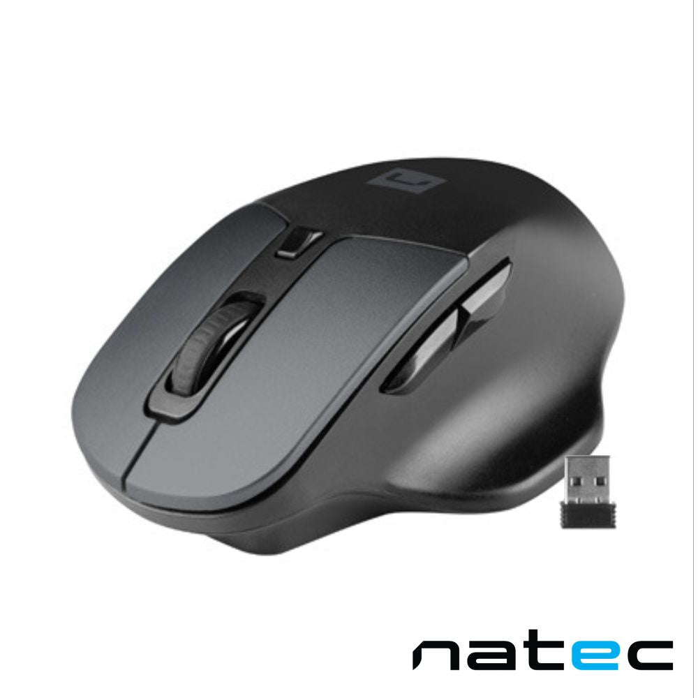 Rato Óptico S/ Fios 800-1600Dpi Usb 2,4Ghz Bluetooth Natec - Tauu,pt