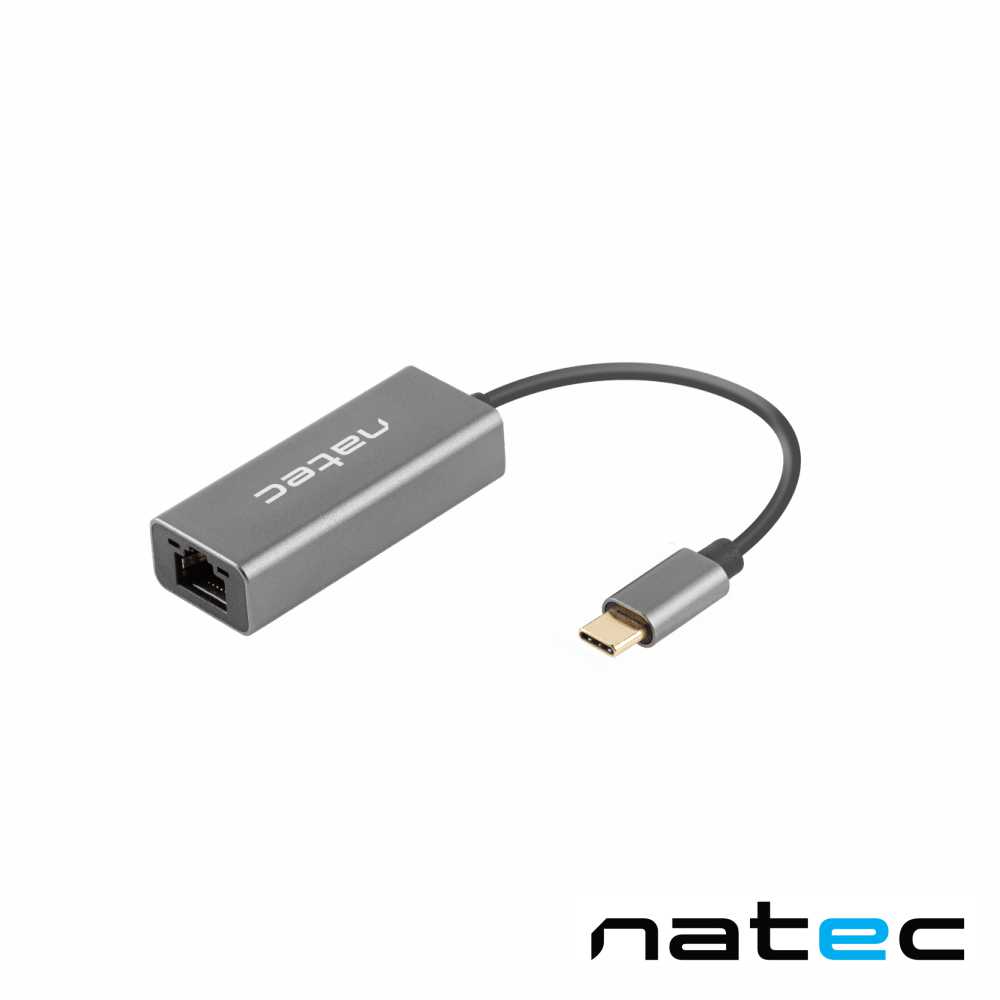 Cabo Adaptador Cricket Usb-C 3,1 / Rj45 1Gb/S Natec - Tauu,pt