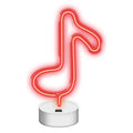 Luz Led Neon Em Forma De Nota Musical C/ Base - Tauu,pt