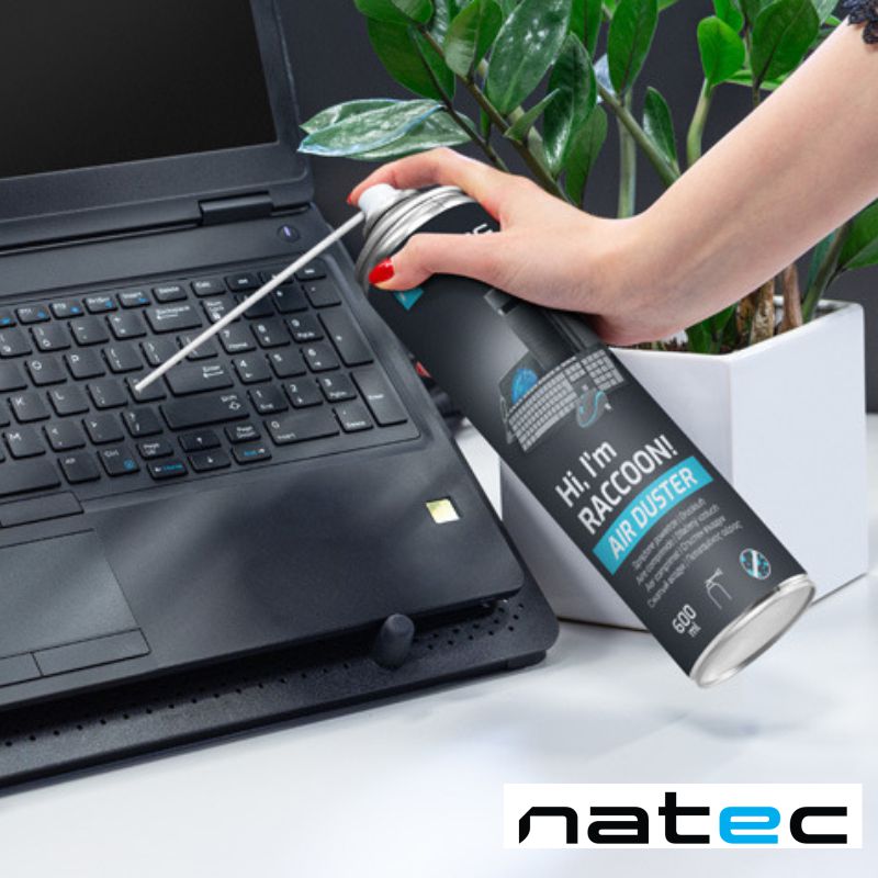 Spray De 600Ml Ar Comprimido Raccoon Natec - Tauu.pt