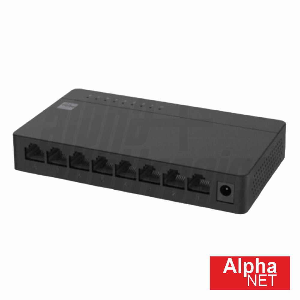 Switch De Rede Ethernet 8 Portas Gigabit Rj45 Alpha - Tauu.pt